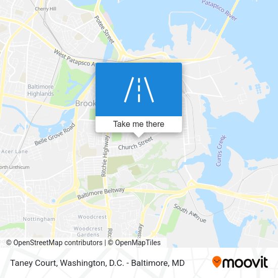 Taney Court map