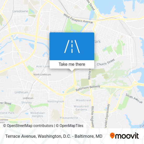 Terrace Avenue map