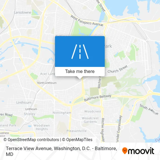 Terrace View Avenue map