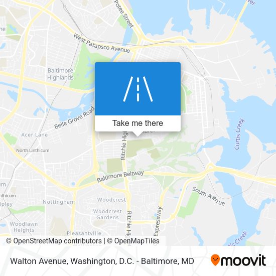 Walton Avenue map