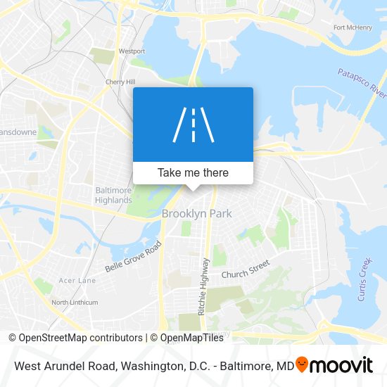 Mapa de West Arundel Road