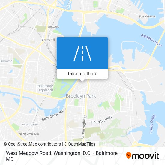 Mapa de West Meadow Road