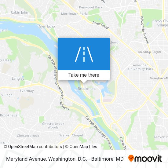 Mapa de Maryland Avenue
