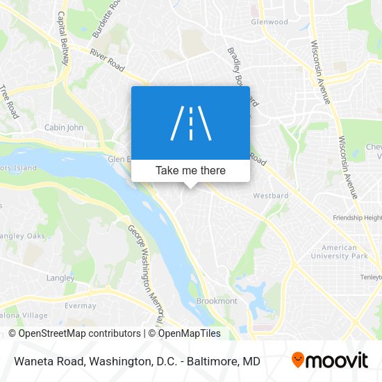 Waneta Road map