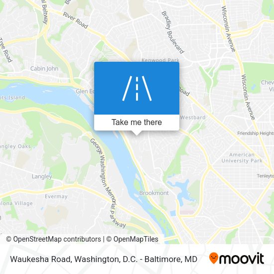 Mapa de Waukesha Road