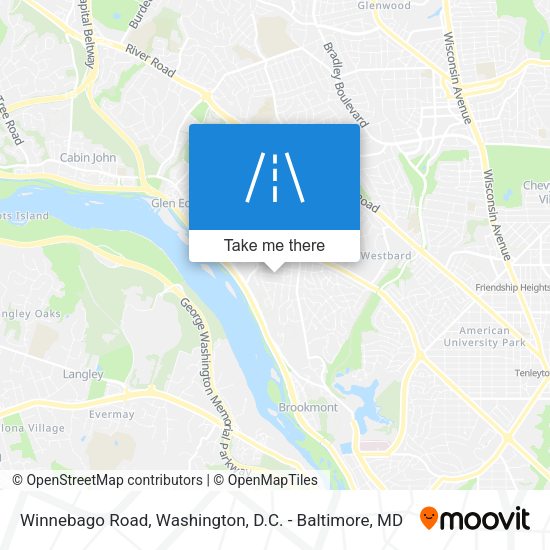 Winnebago Road map