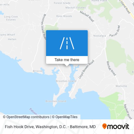 Fish Hook Drive map