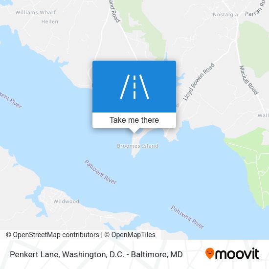 Penkert Lane map