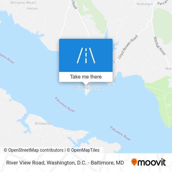 River View Road map
