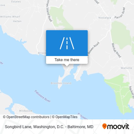 Mapa de Songbird Lane