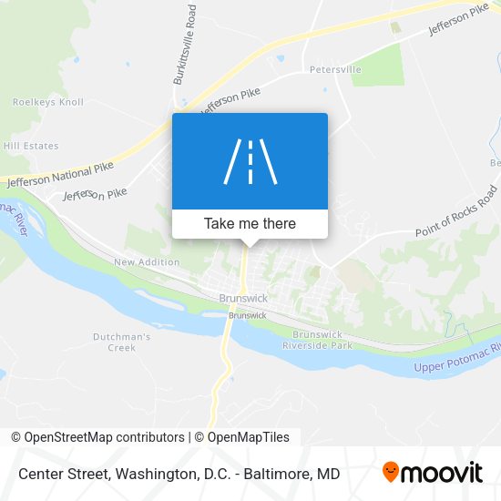 Center Street map