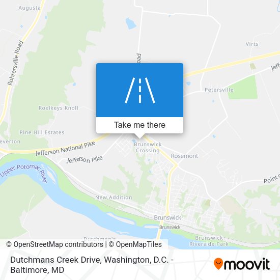 Dutchmans Creek Drive map