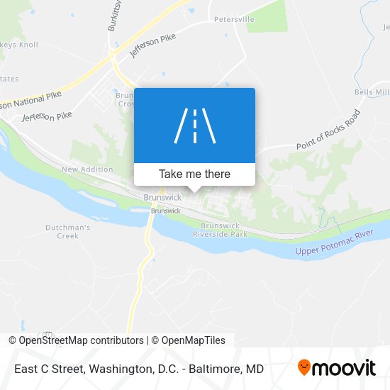 Mapa de East C Street