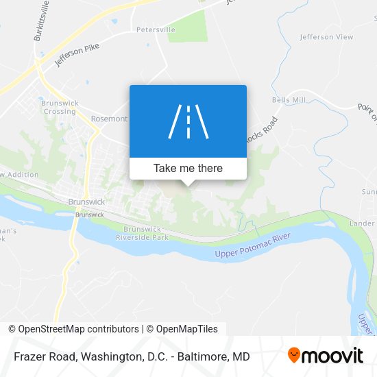 Mapa de Frazer Road