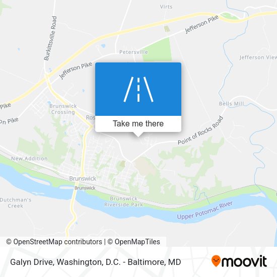 Mapa de Galyn Drive