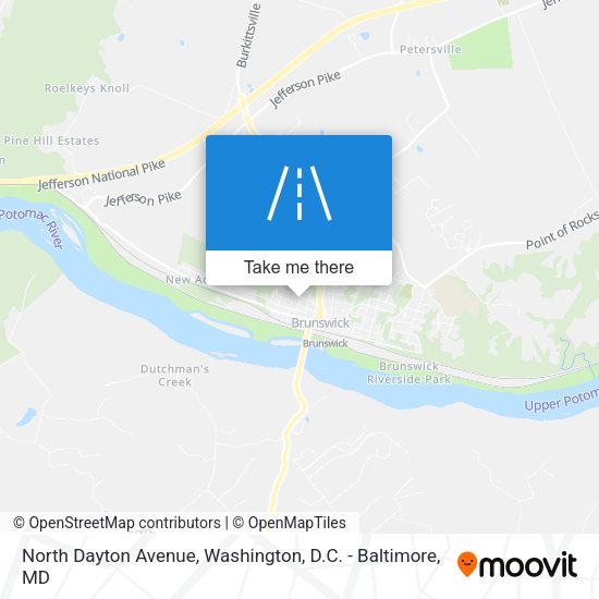 Mapa de North Dayton Avenue