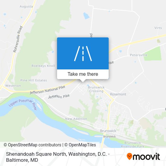 Mapa de Shenandoah Square North