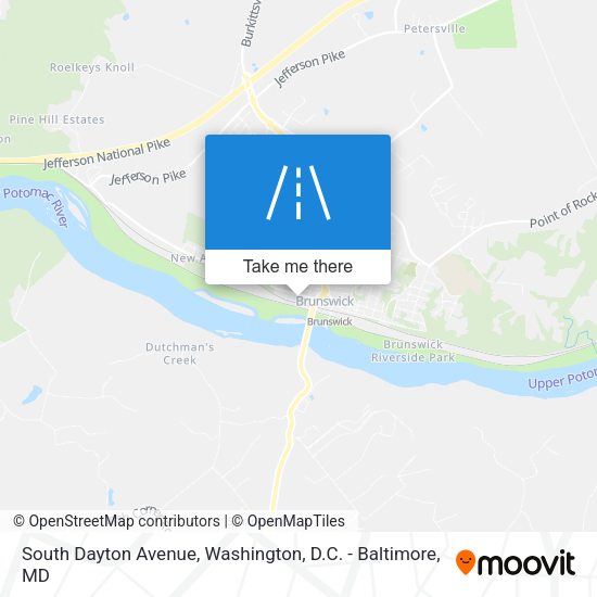 South Dayton Avenue map