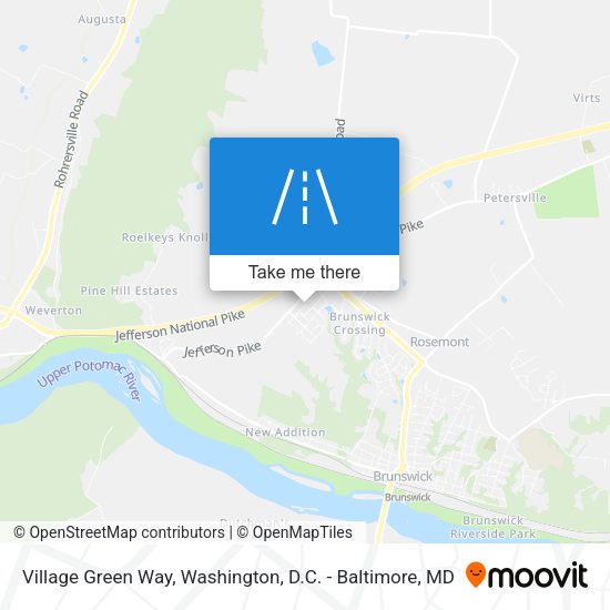 Village Green Way map