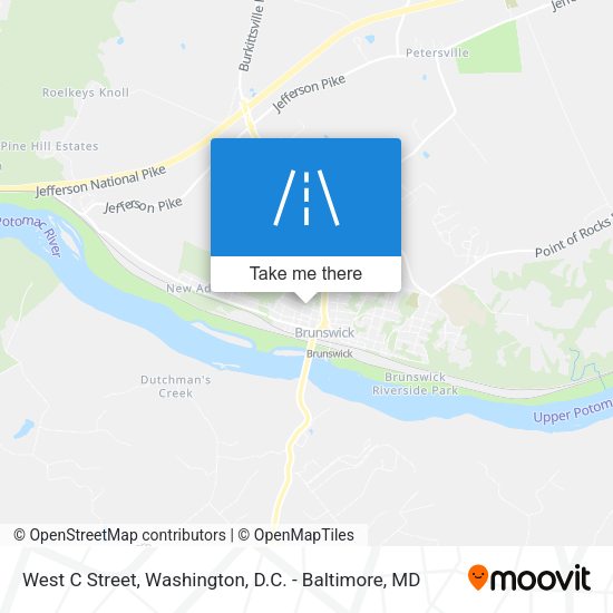 Mapa de West C Street