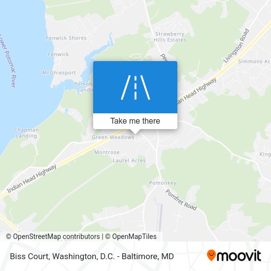Biss Court map