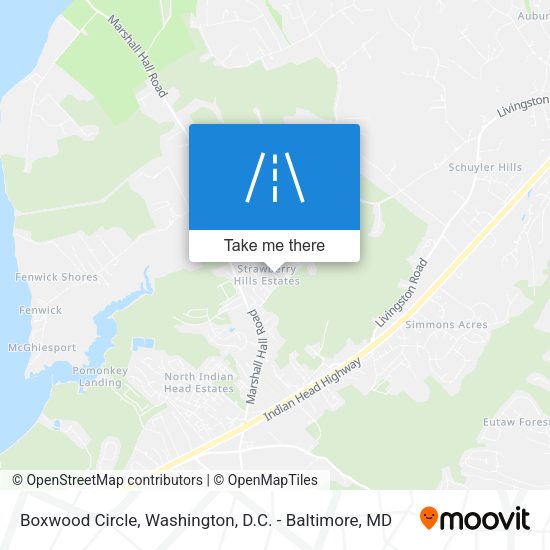 Boxwood Circle map