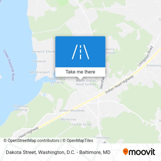 Dakota Street map