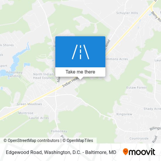 Edgewood Road map