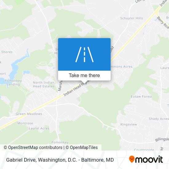 Gabriel Drive map