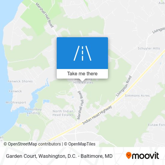 Garden Court map