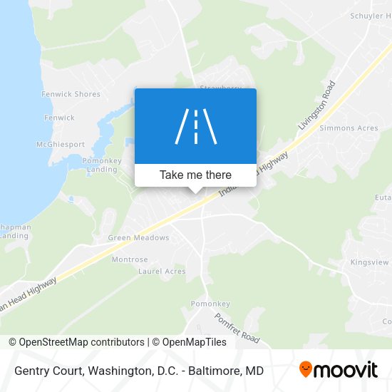 Gentry Court map