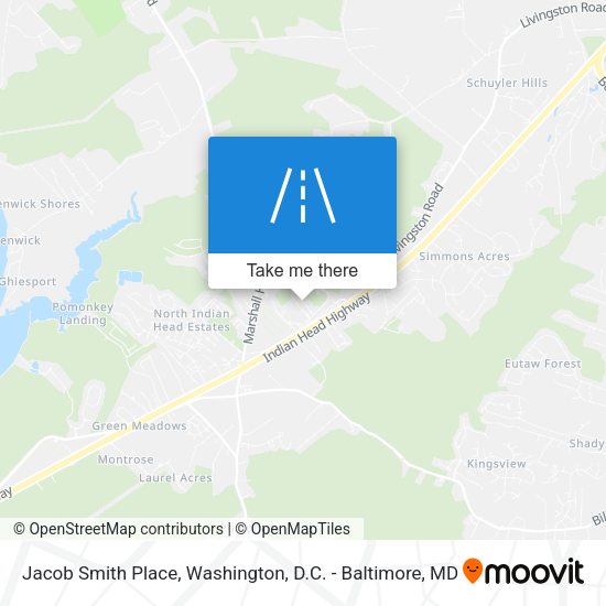 Mapa de Jacob Smith Place