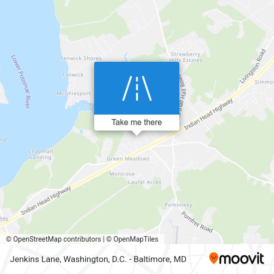 Mapa de Jenkins Lane