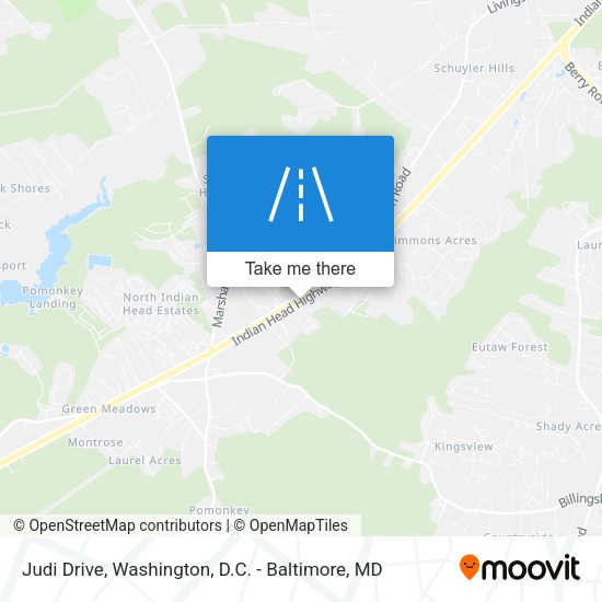 Judi Drive map