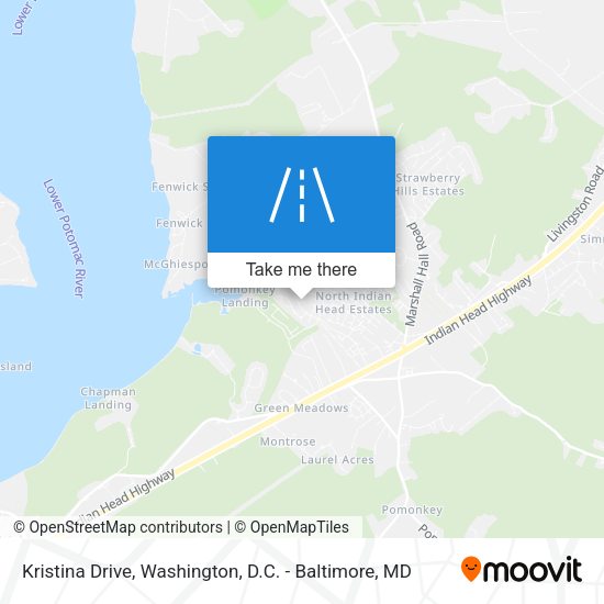 Kristina Drive map