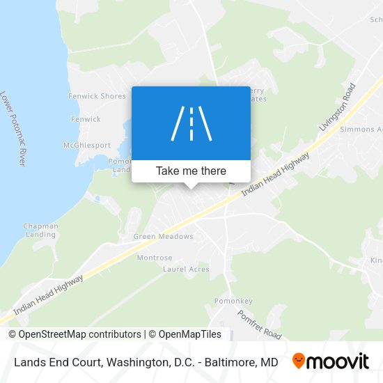 Mapa de Lands End Court