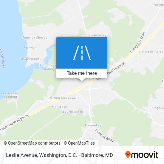 Leslie Avenue map