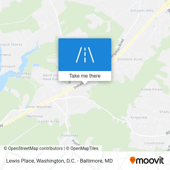 Lewis Place map