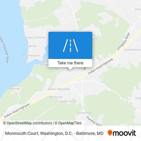 Mapa de Monmouth Court