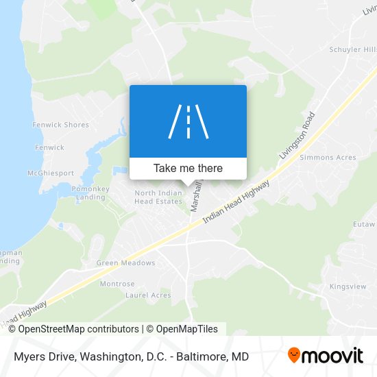 Myers Drive map