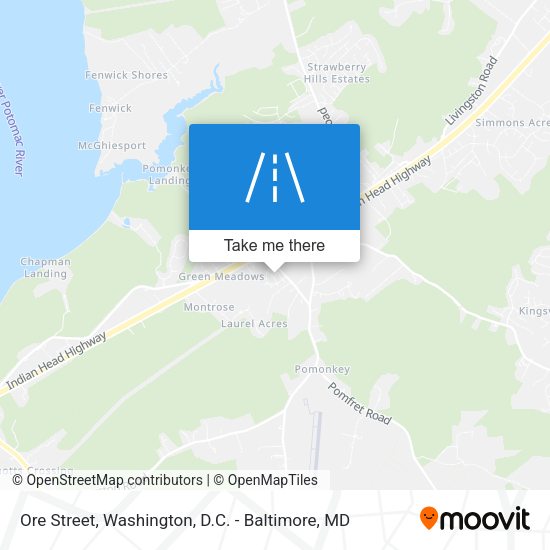 Ore Street map