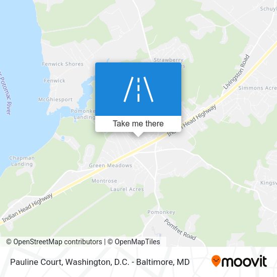 Pauline Court map