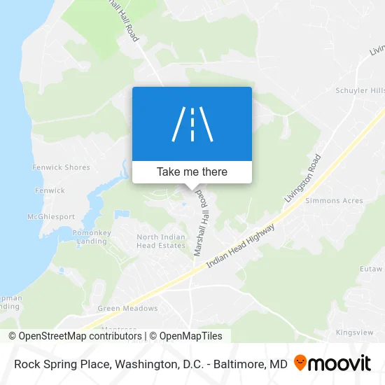 Rock Spring Place map