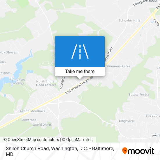 Mapa de Shiloh Church Road