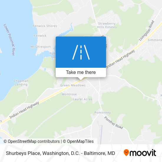 Shurbeys Place map