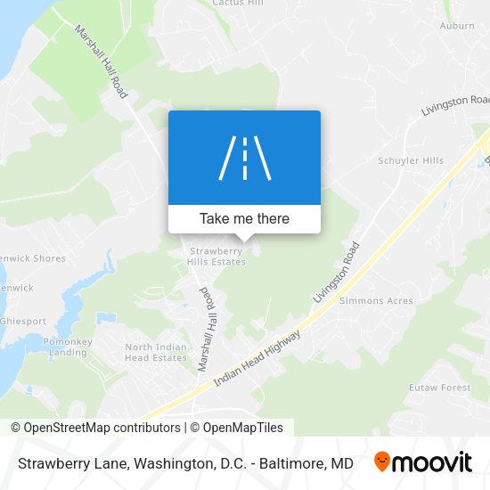 Strawberry Lane map