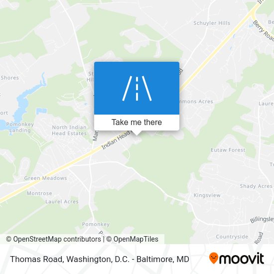 Thomas Road map