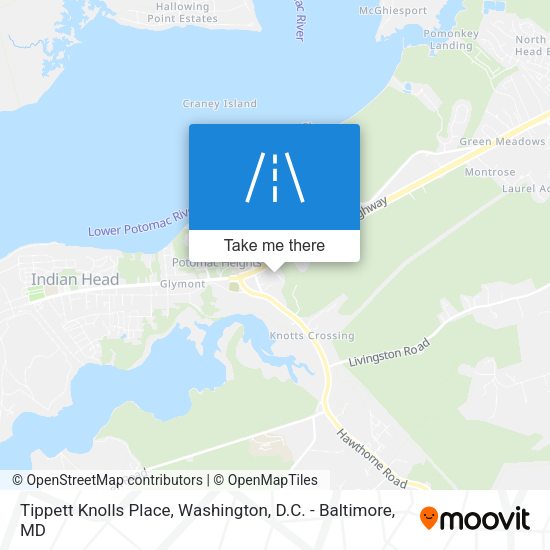 Tippett Knolls Place map