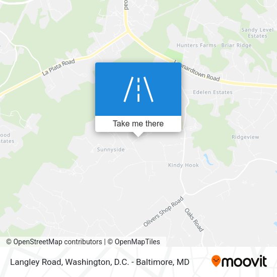 Langley Road map