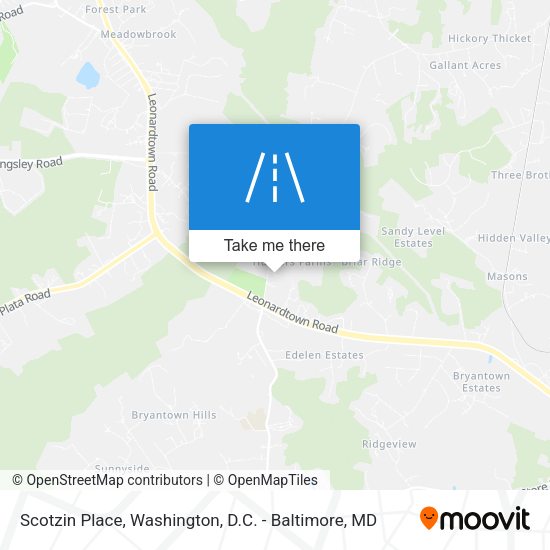 Scotzin Place map